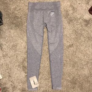 NWT. Vital seamless leggings. Steel blue marl.